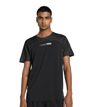 Puma Men's Cotton Regular Fit T-Shirt - M