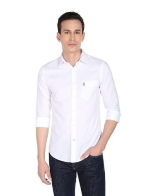 U.S. POLO ASSN. Men's Cotton Regular Fit Shirt - L