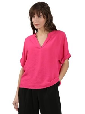 VERO MODA Extended Sleeves V-Neck Regular Top - L