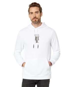 Lagerfeld Paris Men's Soft Solid Hoodie - M
