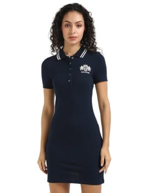 Tommy Hilfiger Women's Cotton A-Line Above The Knee Casual Dress - 3XL