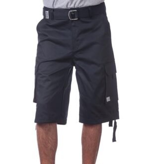 Pro Club Men's Cotton Twill Cargo Shorts with Belt - Regular and Big & Tall Sizes - 40