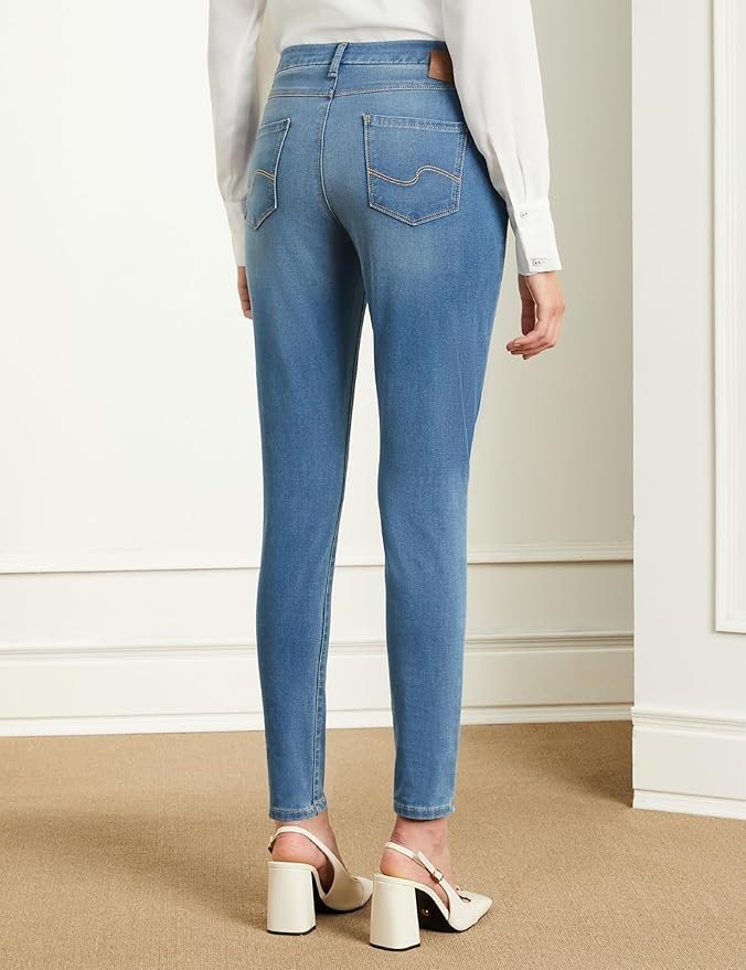 Women's Skinny 4-Way Stretch Jeans (Mid Rise | Ankle Length | Desk-to-Dinner) - Image 6